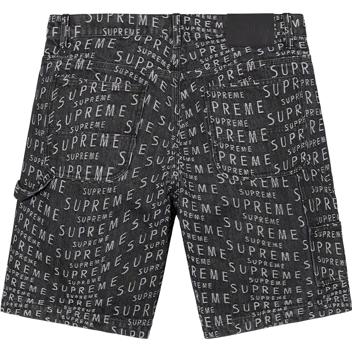 Warp Jacquard Logos Denim Painter Short view 9
